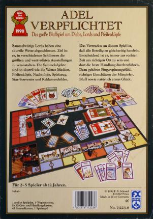 Adel verpflichtet Rückseite