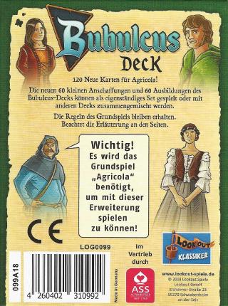 Agricola - Bubulcus Rückseite