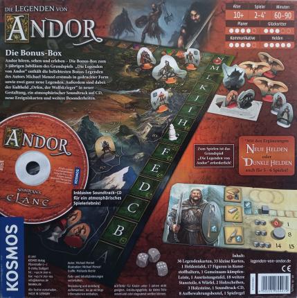Andor – Bonusbox Rückseite