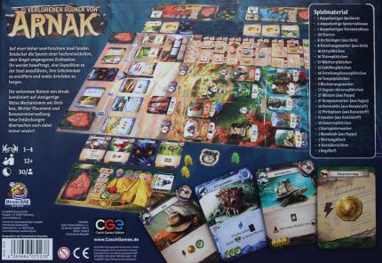 Die verlorenen Ruinen von Arnak Rückseite