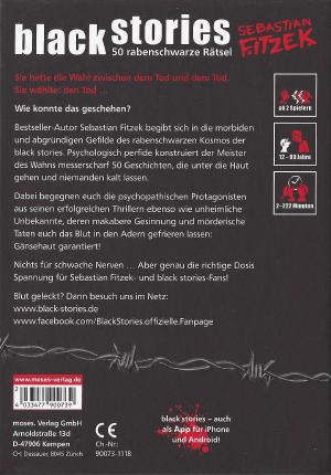 Black Stories – Sebastian Fitzek Rückseite