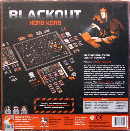Blackout Hongkong Rückseite