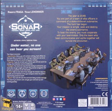 Captain Sonar Rückseite