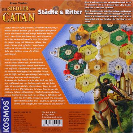 Catan – Städte und Ritter Rückseite