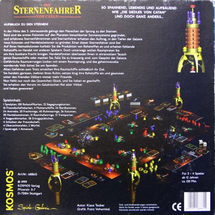Die Sternenfahrer von Catan Rückseite