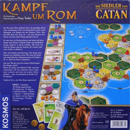 Catan – Kampf um Rom Rückseite