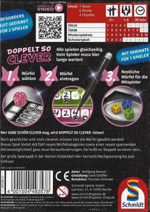 Doppelt so clever Rückseite