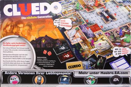 Cluedo - Die nächste Generation Rückseite