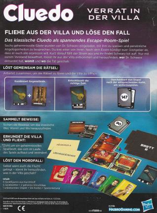 Cluedo – Verrat in der Villa Rückseite