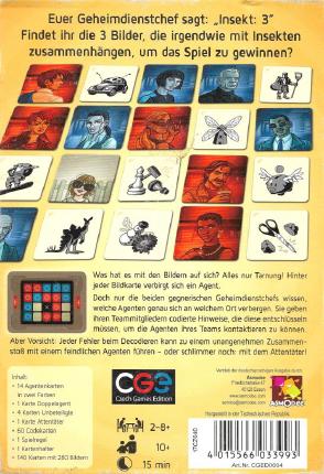 Codenames – Pictures Rückseite