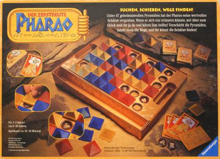 Der zerstreute Pharao Rückseite