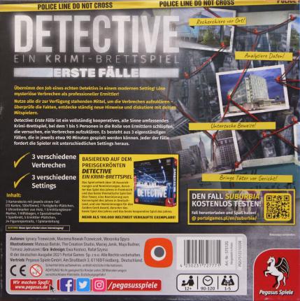 Detective – Erste Fälle Rückseite