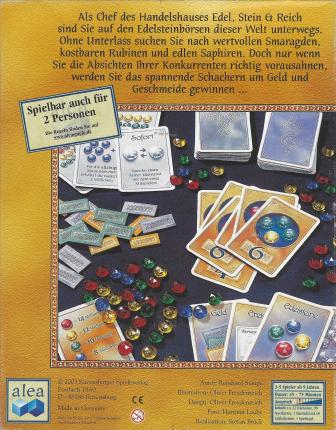 Edel, Stein und Reich Rückseite