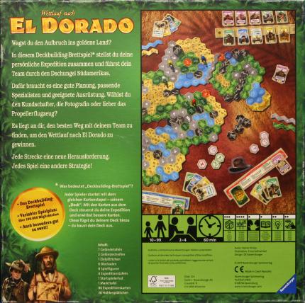 Wettlauf nach El Dorado Rückseite