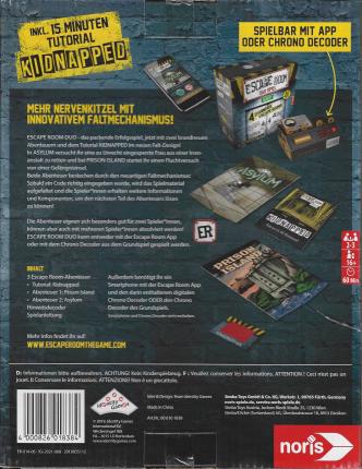 Escape Room – Duo Rückseite