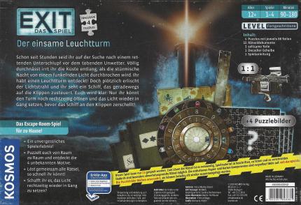 Exit Puzzle – Der einsame Leuchtturm Rückseite