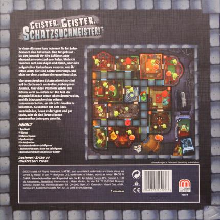 Geister, Geister, Schatzsuchmeister Rückseite