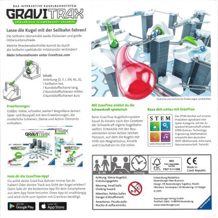 GraviTrax - Seilbahn Rückseite