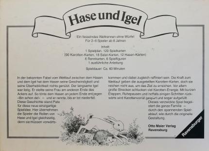 Hase und Igel Rückseite