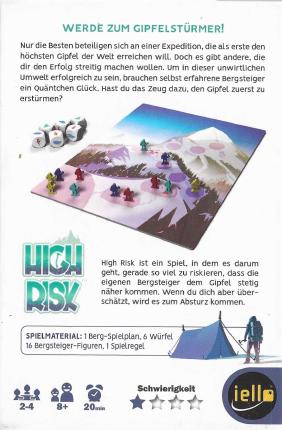 High Risk Rückseite