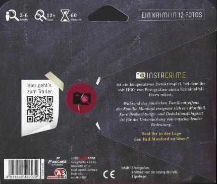 Instacrime – Fall 1: Munford Rückseite