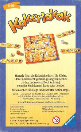 Kakerlakak (Mitbringspiel) Rückseite