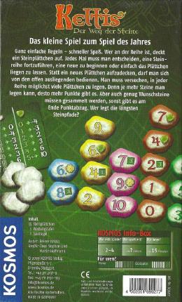 Keltis (Mitbringspiel) Rückseite