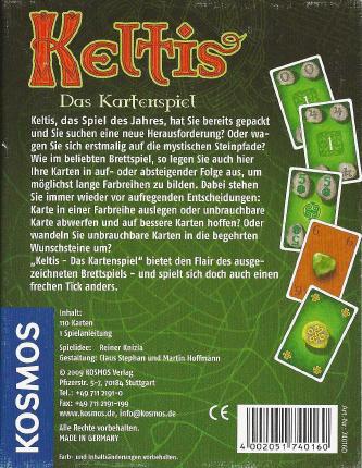 Keltis - Das Kartenspiel Rückseite