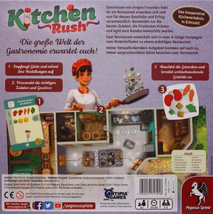 Kitchen Rush Rückseite