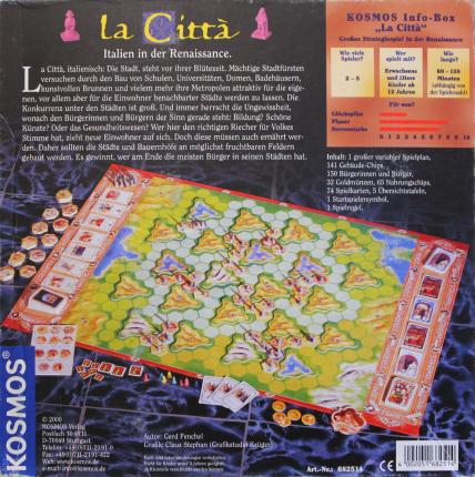 La Città – Städte im Aufbruch Rückseite