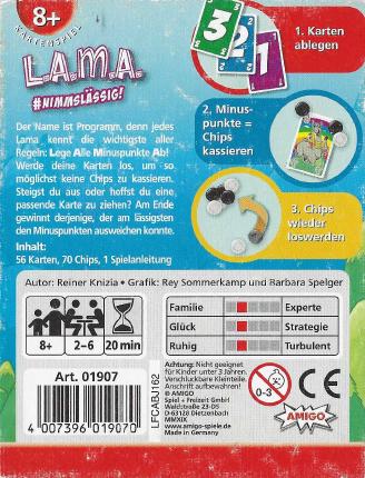 Lama - Nimm’s lässig! Rückseite
