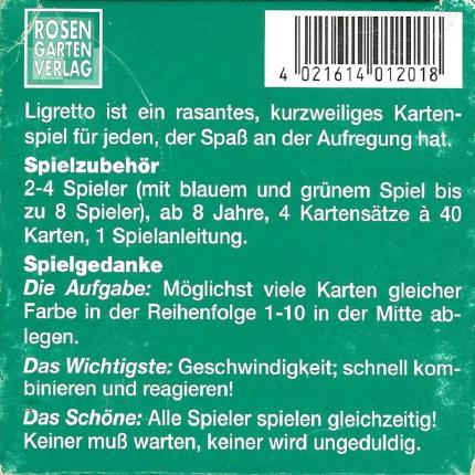 Ligretto Rückseite