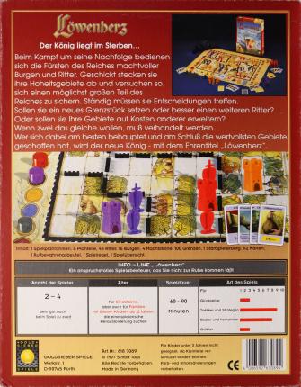 Löwenherz – Die Grenzen der Macht Rückseite