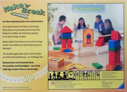 Make’n’break Challenge Rückseite