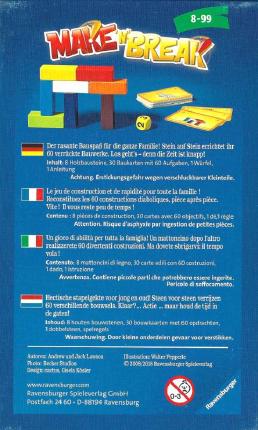 Make’n’break (Mitbringspiel) Rückseite