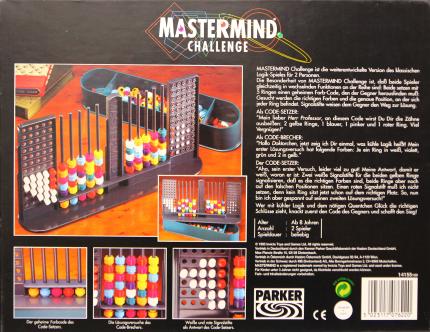 Mastermind Challenge Rückseite