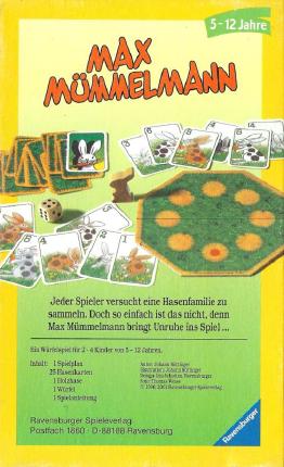 Max Mümmelmann Rückseite