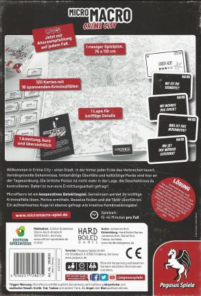 Micro Macro – Crime City Rückseite