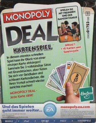 Monopoly Deal Rückseite