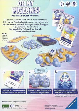 Oh my pigeons Rückseite