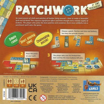 Patchwork Rückseite