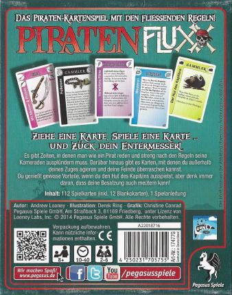Piraten-Fluxx Rückseite