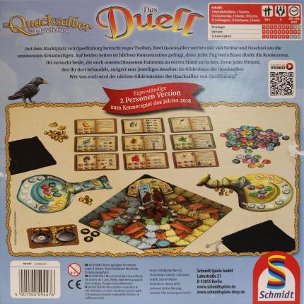 Die Quacksalber von Quedlinburg – Das Duell Rückseite
