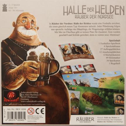 Räuber der Nordsee - Halle der Helden Rückseite