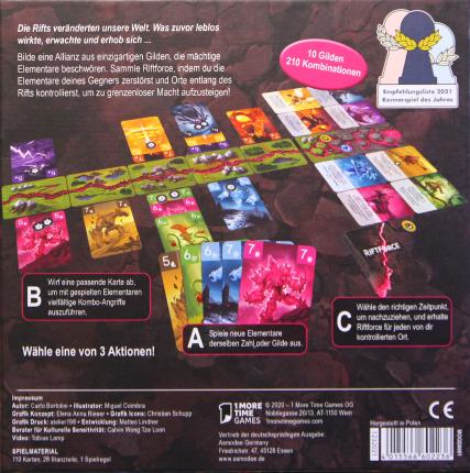 Riftforce Rückseite