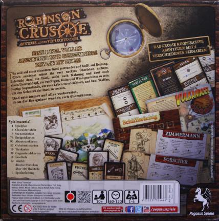 Robinson Crusoe Rückseite