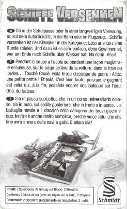 Schiffe versenken Rückseite