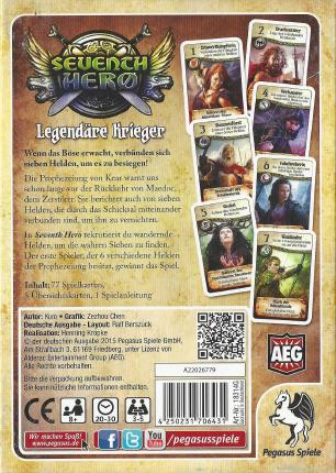 Seventh Hero Rückseite