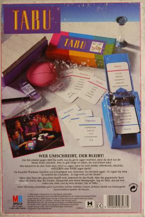 Tabu Rückseite