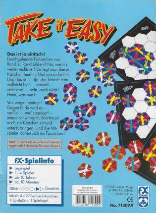 Take it easy Rückseite